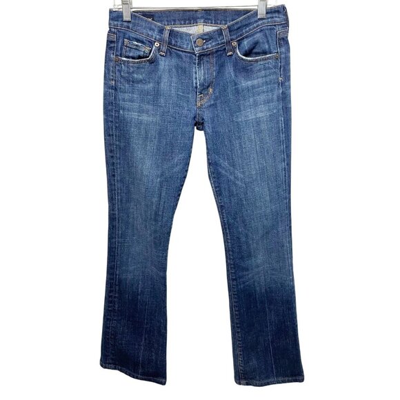 Citizens of Humanity Denim Jeans Women's 29 Kelly #001 Low Waist Boot Med Wash - Picture 2 of 7